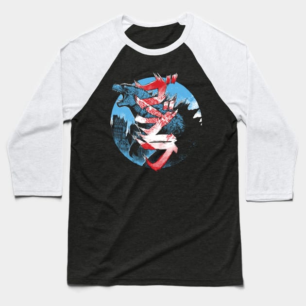 Gojira Scream Baseball T-Shirt by StudioM6